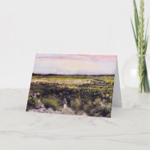 Carte Lande avec une brouette par Vincent van Gogh