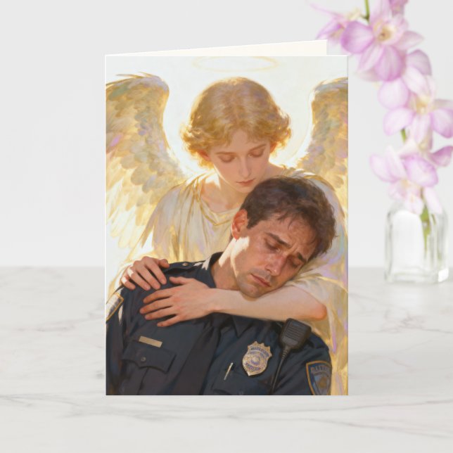 Carte "L'ange connaissait son nom" Sympathie (Orchidée)