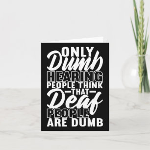 Carte Langue des signes américaine Sensibilisation des s