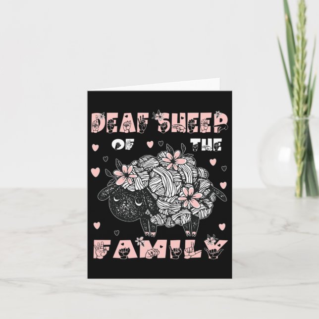 Carte Langue des signes Gestes des mains Langue des sign (Devant)