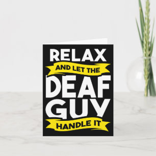 Carte Langue Sourde Sensibilisation Perte D'Audience Et