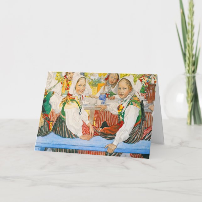 Carte L'anniversaire de Kersti par Carl Larsson (Devant)