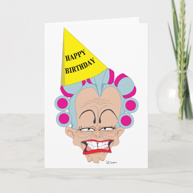 Carte L'anniversaire de Nanna (Devant)