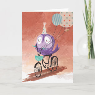 Carte L'anniversaire de Whooooooooo est lui ? !