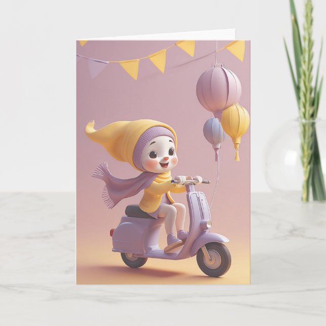Carte L'anniversaire du senior speedster (Devant)