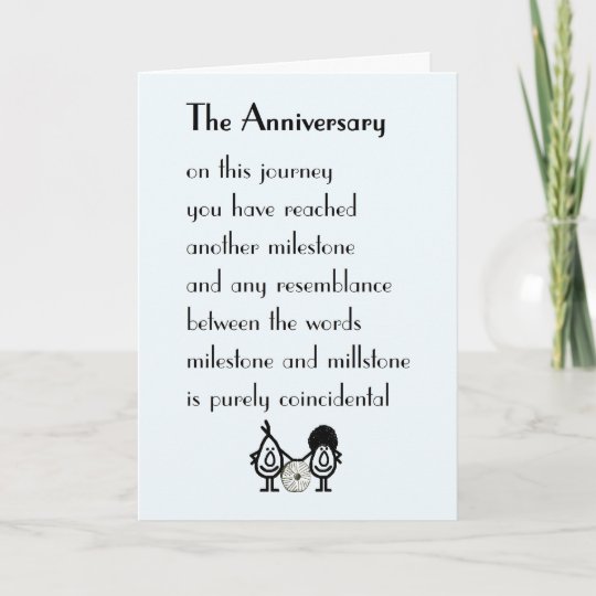 Carte L Anniversaire Un Poeme Drole D Anniversaire De Zazzle Fr