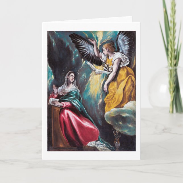 Carte L'Annonciation, El Greco (Devant)