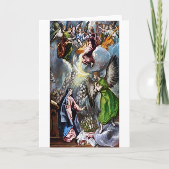 Carte L'Annonciation, El Greco, 1597-1600 (Devant)