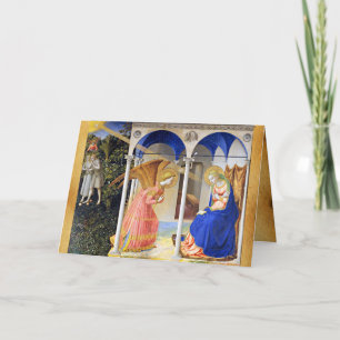 Carte L'ANNONCIATION par FRA ANGELICO Ancienne bénédicti