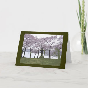 Carte Lanterne japonaise au Washington DC de bassin de