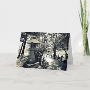 Carte Lanternes japonaises en pierre