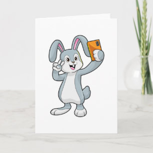 Carte Lapin avec mobile