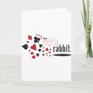 Carte Lapin blanc