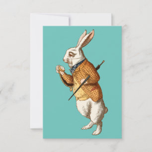 Carte Lapin Blanc (Les Aventures d'Alice au pays des mer