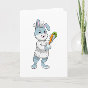 Carte Lapin cuisinier aux carottes