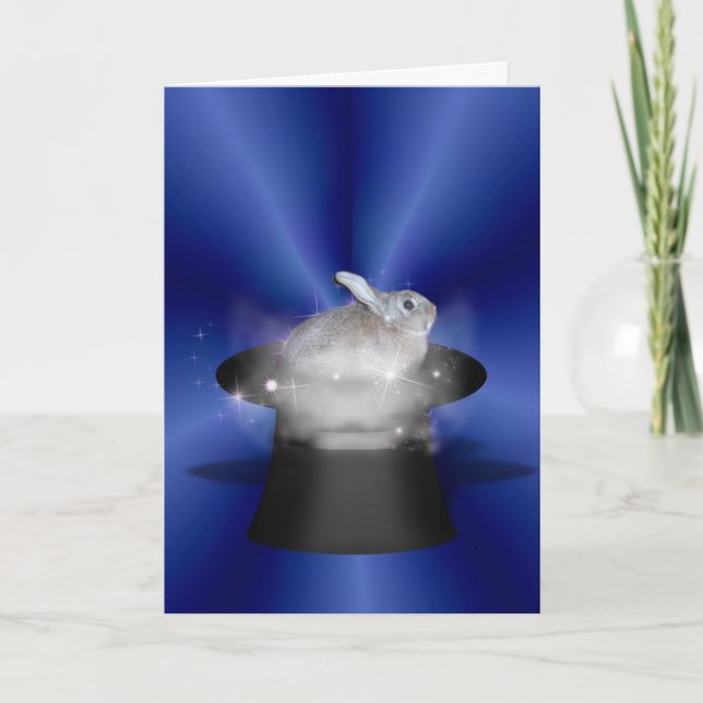 Carte Lapin dans le Casquette magique (Devant)