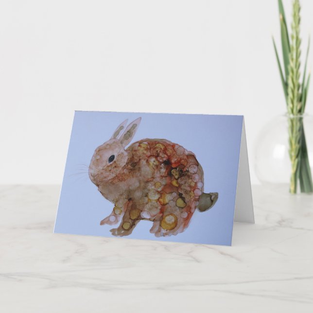 Carte Lapin de miel (Devant)