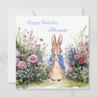 Lapin de Pâques classique nom personnalisé