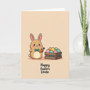 Carte Lapin et Œufs Motifs