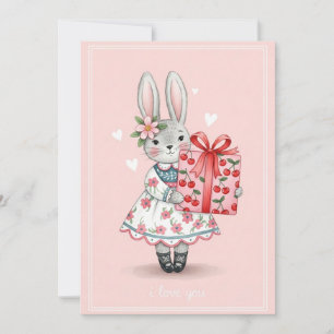 Carte Lapin Mignon