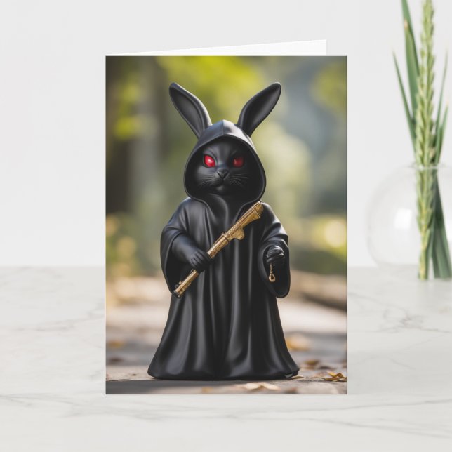 Carte Lapin sinistre (Devant)