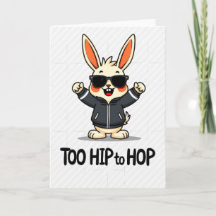 Carte Lapin Trop Branché Pour Sauter