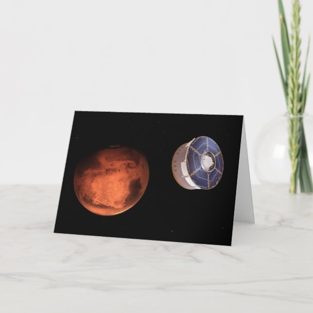 Carte L'Appareil Spacectoriel Portant Le Rover De La Per (Devant)