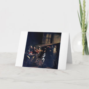 Carte L'appel de Saint Matthew, Caravaggio