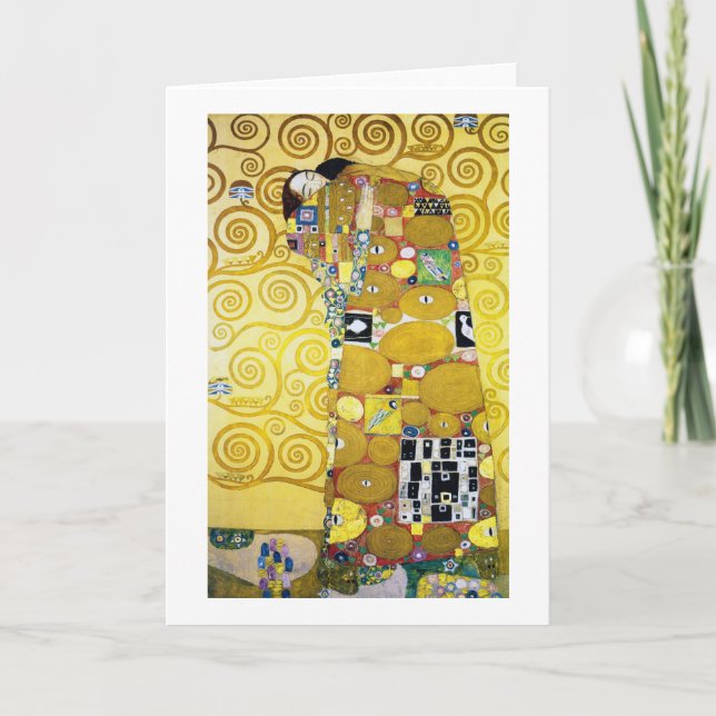 Carte L'arbre de vie (détail), Klimt (Devant)
