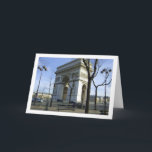 Carte L'Arc De Triomphe, Paris, France<br><div class="desc">L'Arc De Triomphe,  Paris,  France Carte De Voeux. Vous pouvez facilement customiser ce produit gratuitement si vous souhaitez ajouter du libellé ou changer la couleur du arrière - plan.</div>