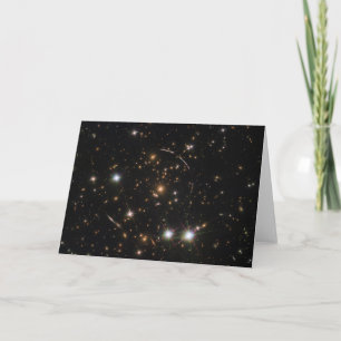 Carte L'Arc Sunburst Dans Un Gros Cluster Galaxy