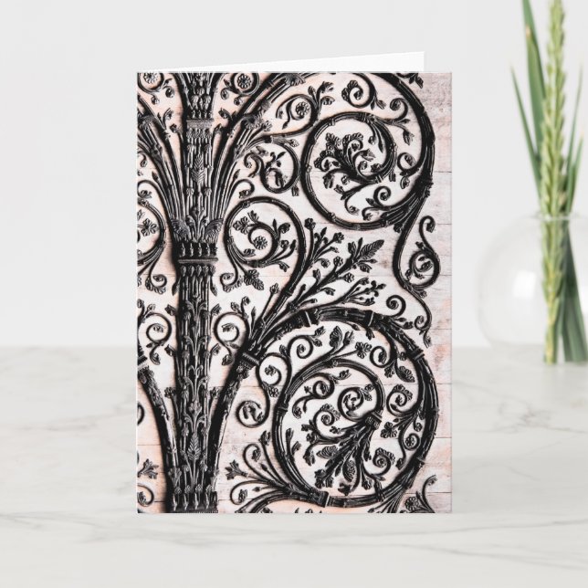 Carte L'architecture Vintage baroque (Devant)