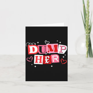 Carte Larguez-la drôle anti Saint-Valentin rupture 