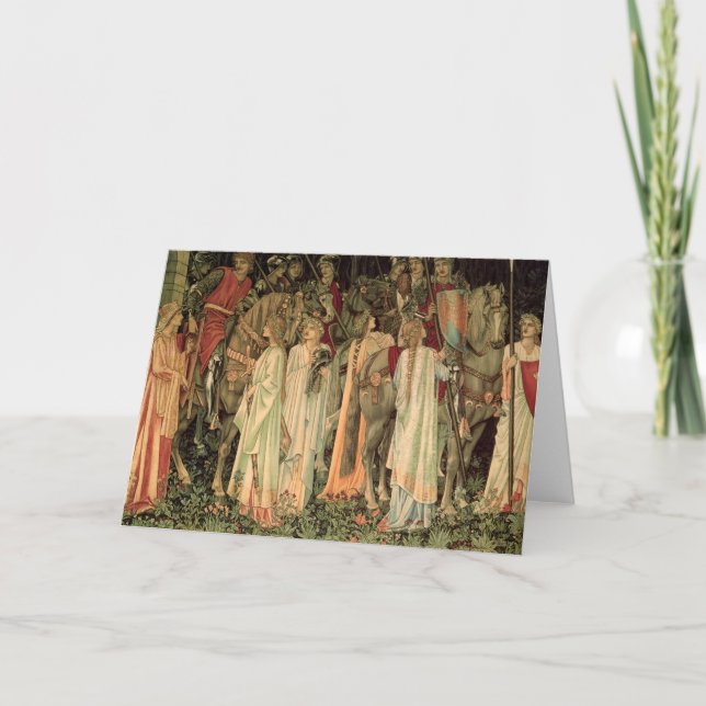 Carte L'Armement et le Départ des Chevaliers (Devant)