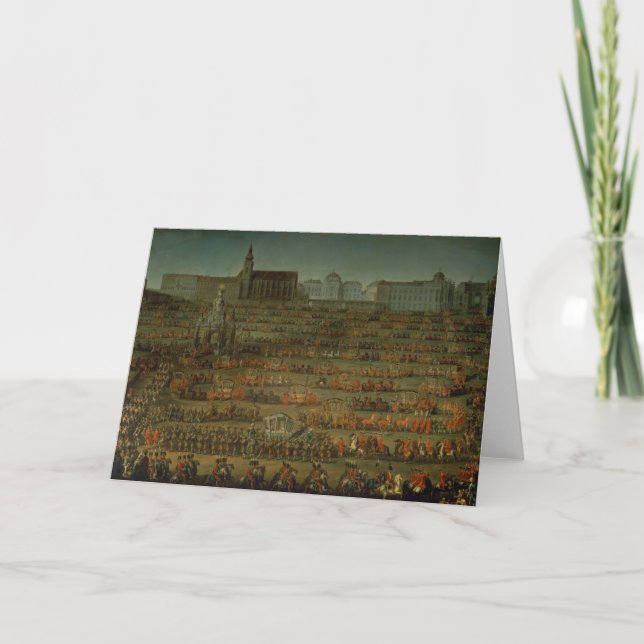Carte L'arrivée d'Isabella de Parme (Devant)