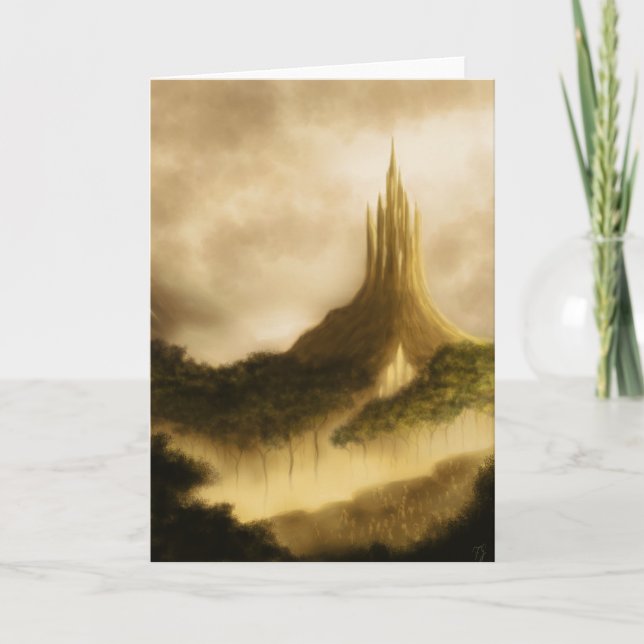 Carte l'art de l'imaginaire du royaume elfe (Devant)