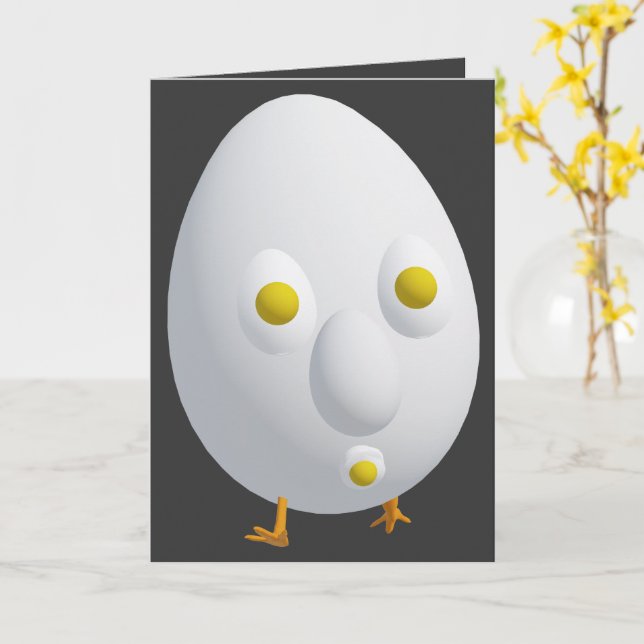 Carte L'art de l'oeuf RG RA (Fleur jaune)