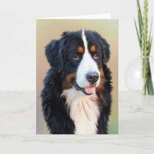 Carte l'art des chiens de montagne bernais