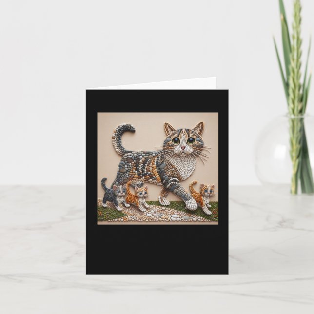 Carte L'Art D'Organiser Des Roches En Forme De Chat S (Devant)
