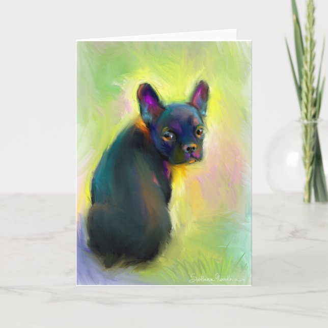Carte L'art du chiot (Devant)