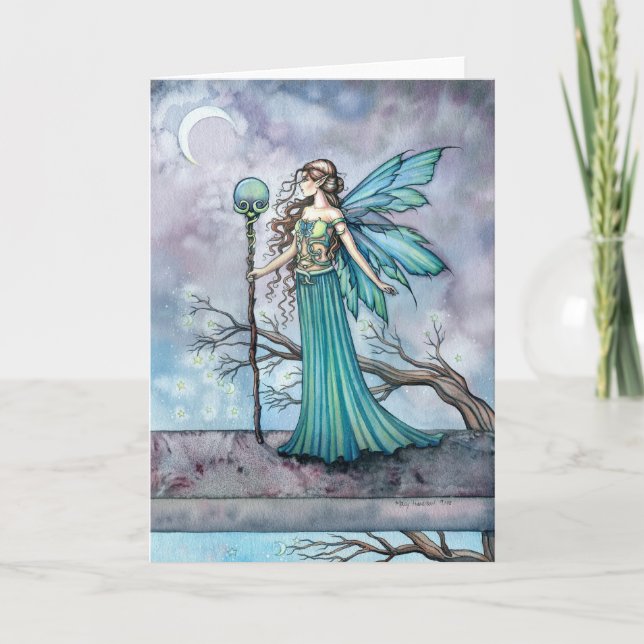 Carte L'art féerique de fantasy de l'arbre mystique (Devant)