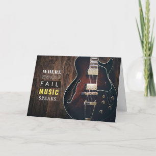 Carte L'art musical de la musique parle