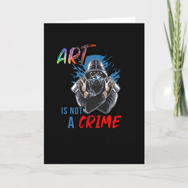 Carte L'art n'est pas un crime (Devant)