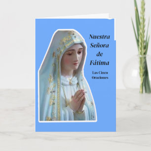 Carte Las 5 oraciones reveladas por la Virgen de Fátima