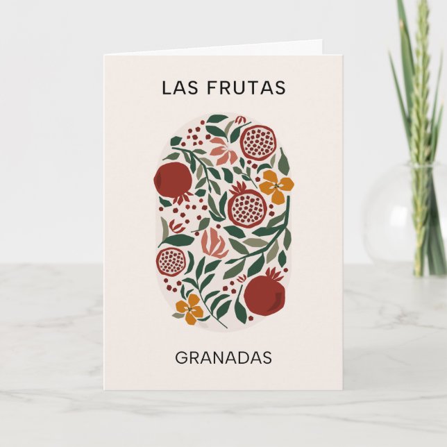 Carte Las Frutas : Granadas - Marché aux grenades (Devant)