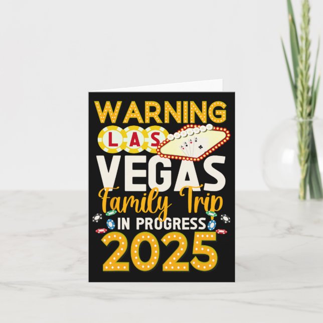 Carte Las Vegas Famille Voyage En Cours 2025 Las Vegas V (Devant)