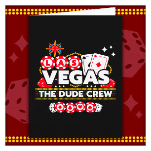 Carte Las Vegas Vacances Dude Crew Boys Trip Las Vegas