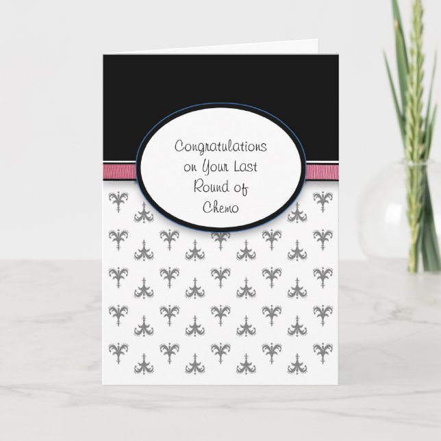 Carte Last Round of Chemo Congratulations Card (Devant)