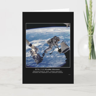 Carte L'astronaute David A. Wolf transfère l'O droit