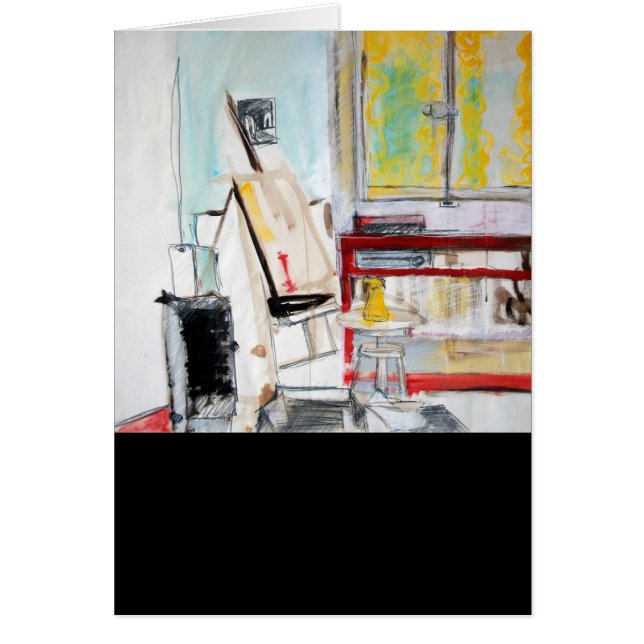 Carte L'Atelier de l'Apprenti Peintre 1982 (Devant)